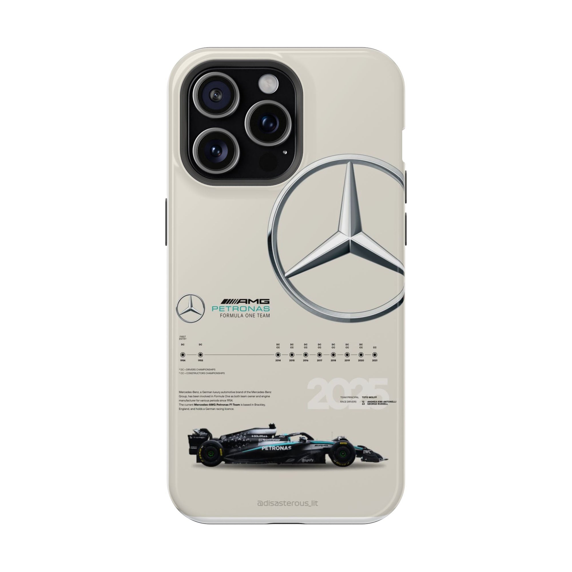 Mercedes AMG Petronas Magnetic Tough Cases