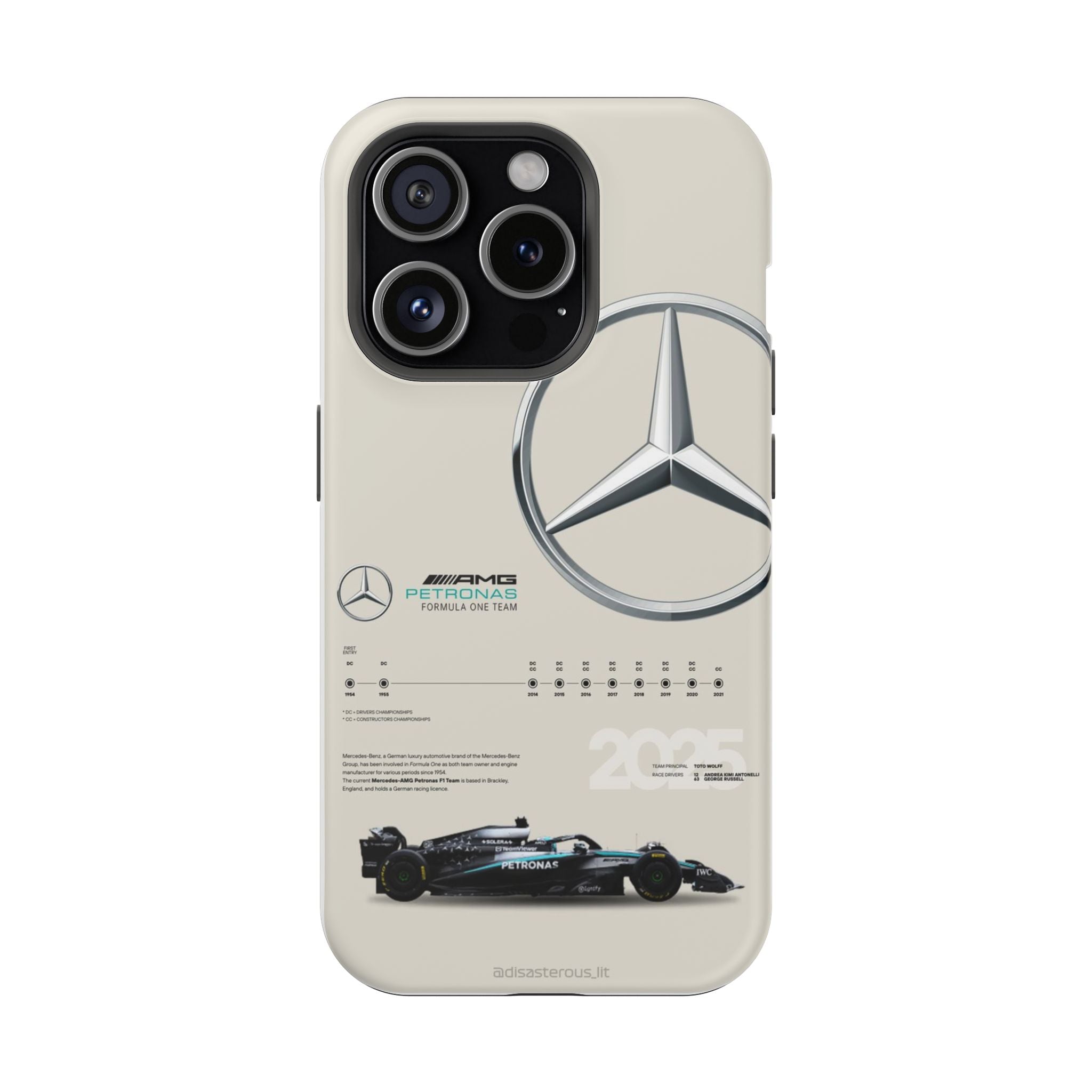 Mercedes AMG Petronas Magnetic Tough Cases