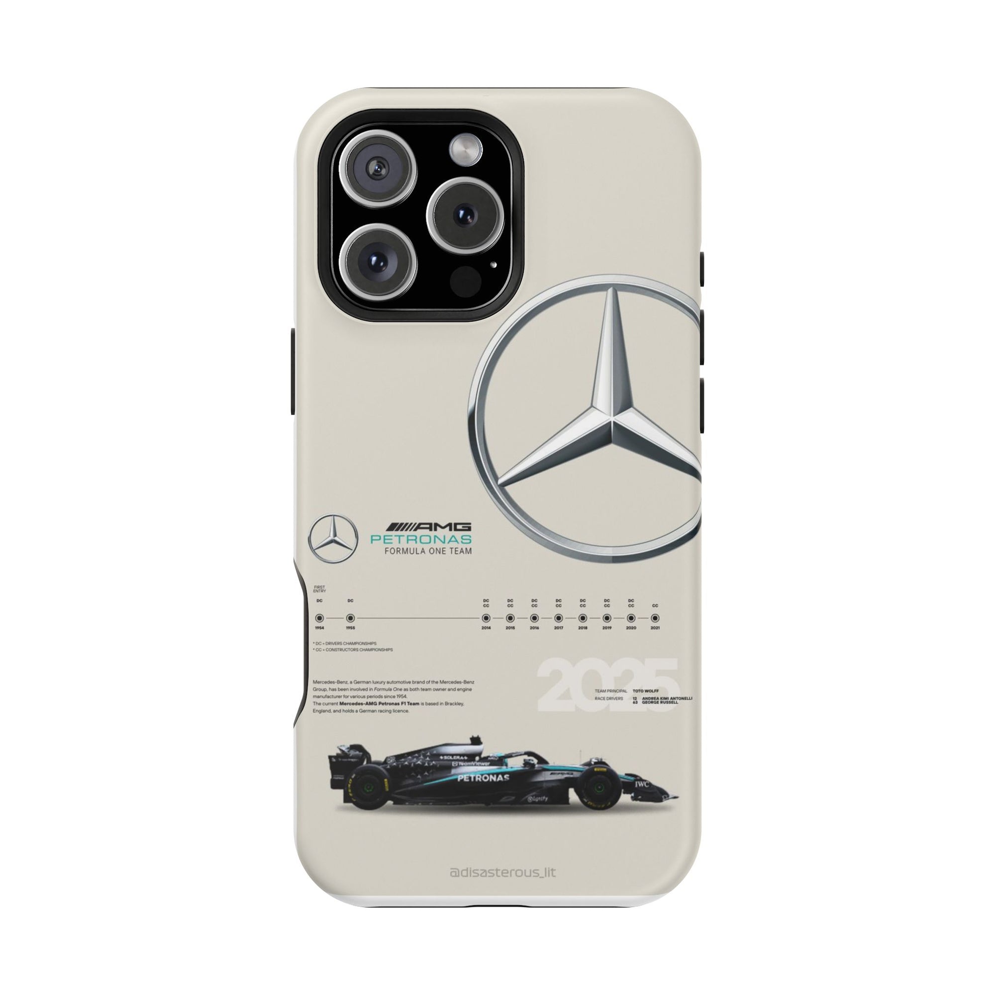 Mercedes AMG Petronas Magnetic Tough Cases